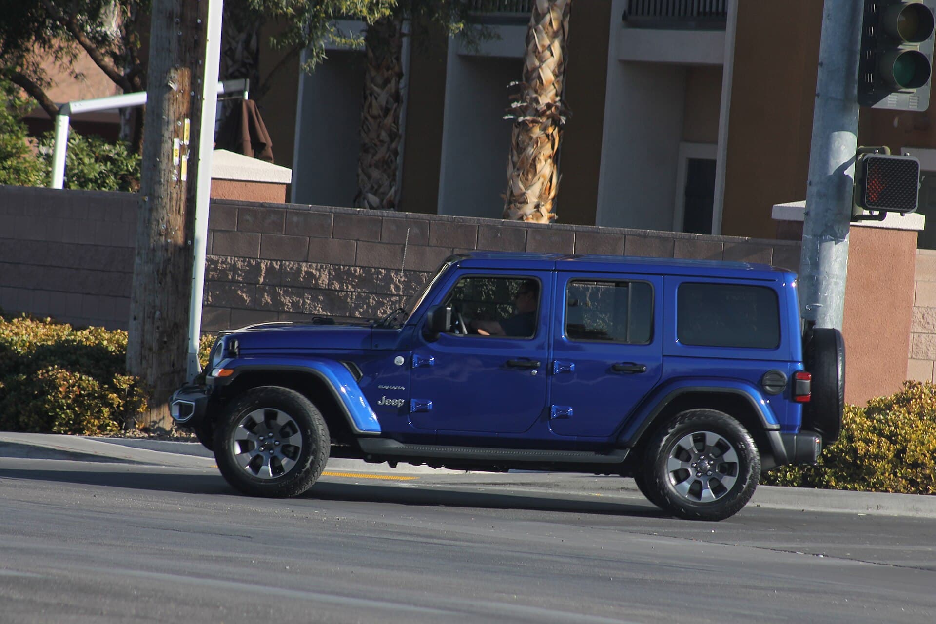 2022 Jeep Wrangler in Hydro Blue — photograph 2 of 3