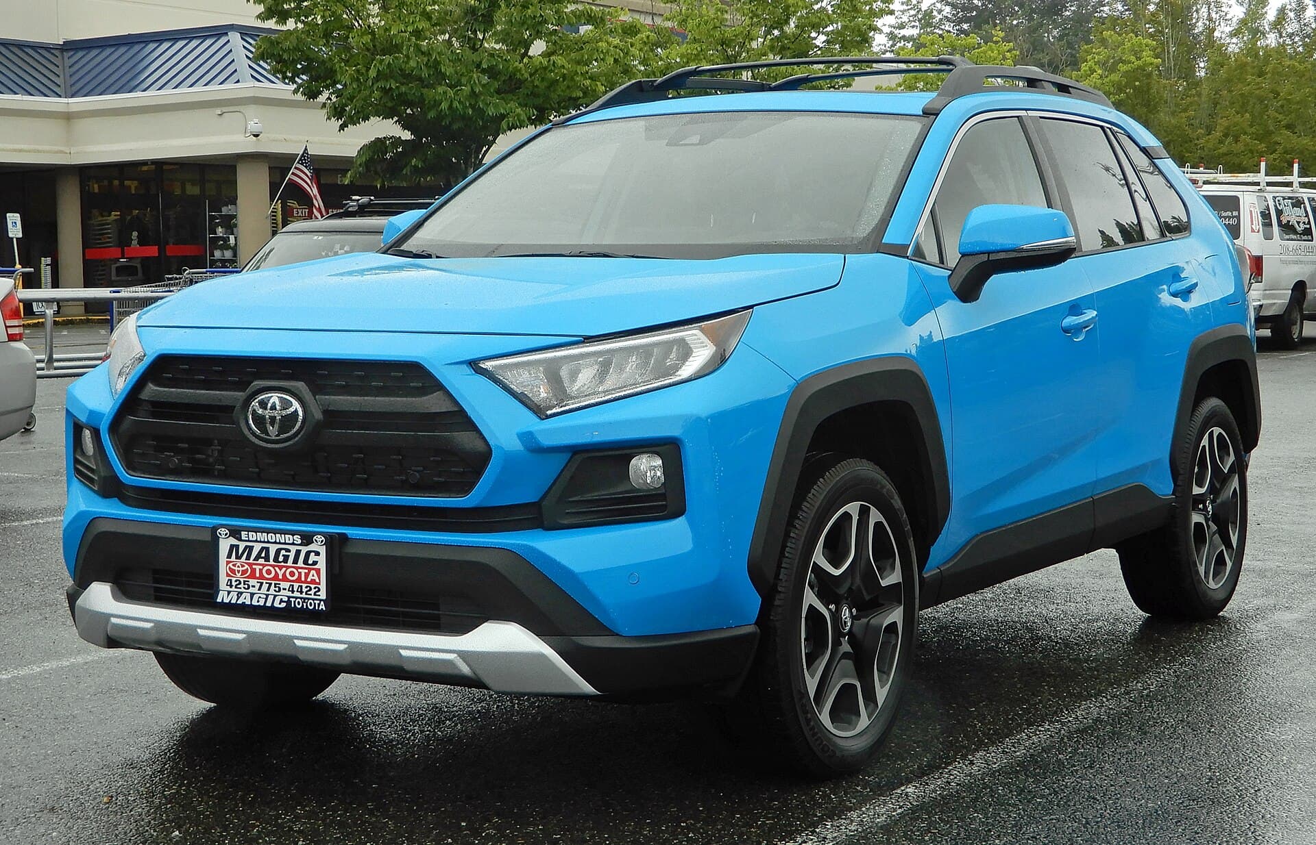 2022 Toyota RAV4 in Blueprint — photograph 2 of 4