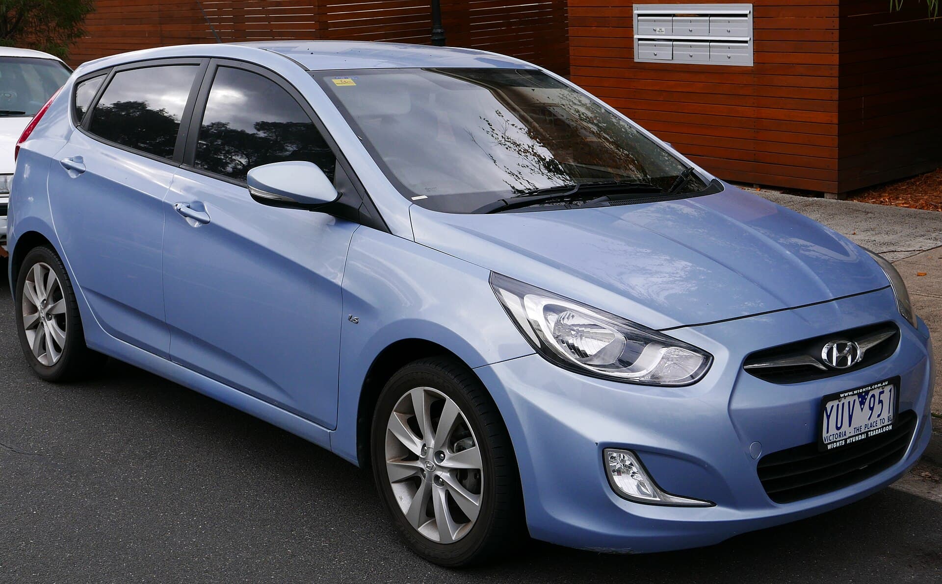 2016 Hyundai Accent in Pacific Blue