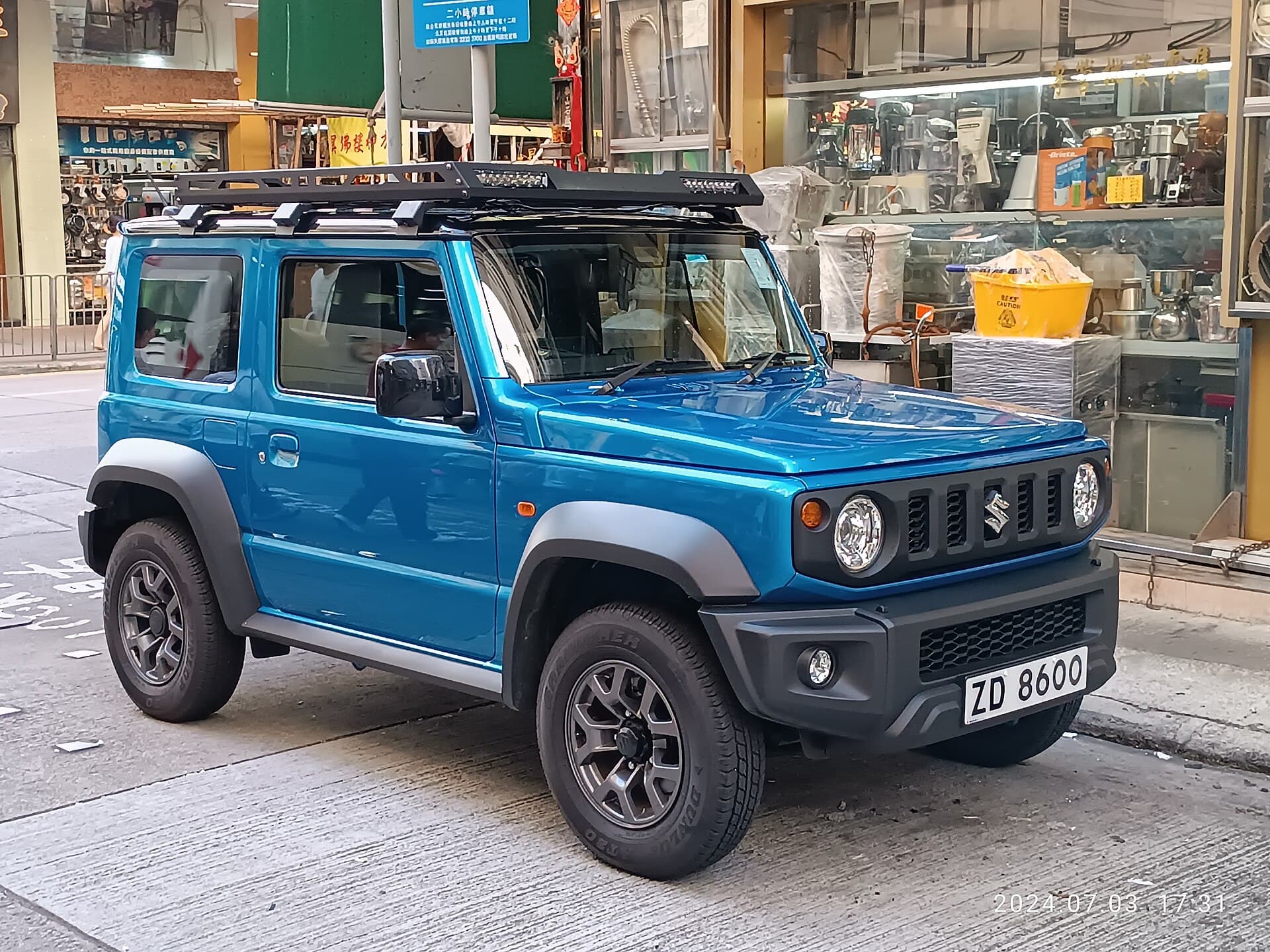 2021 Suzuki Jimny in Brisk Blue